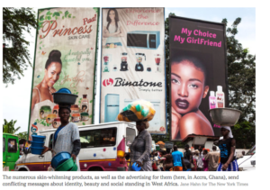 Photos of Billboards in Accra, Ghana. (from NYT Story)